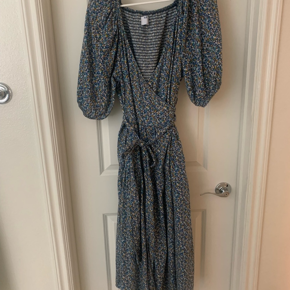 Floral wrap dress